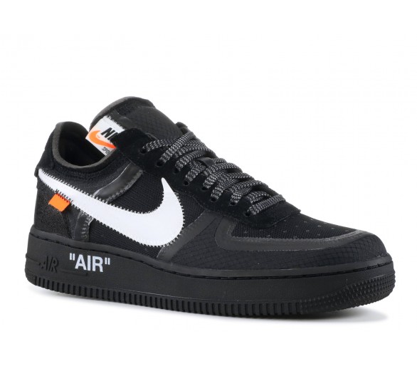 off white x nike air force 1 low black
